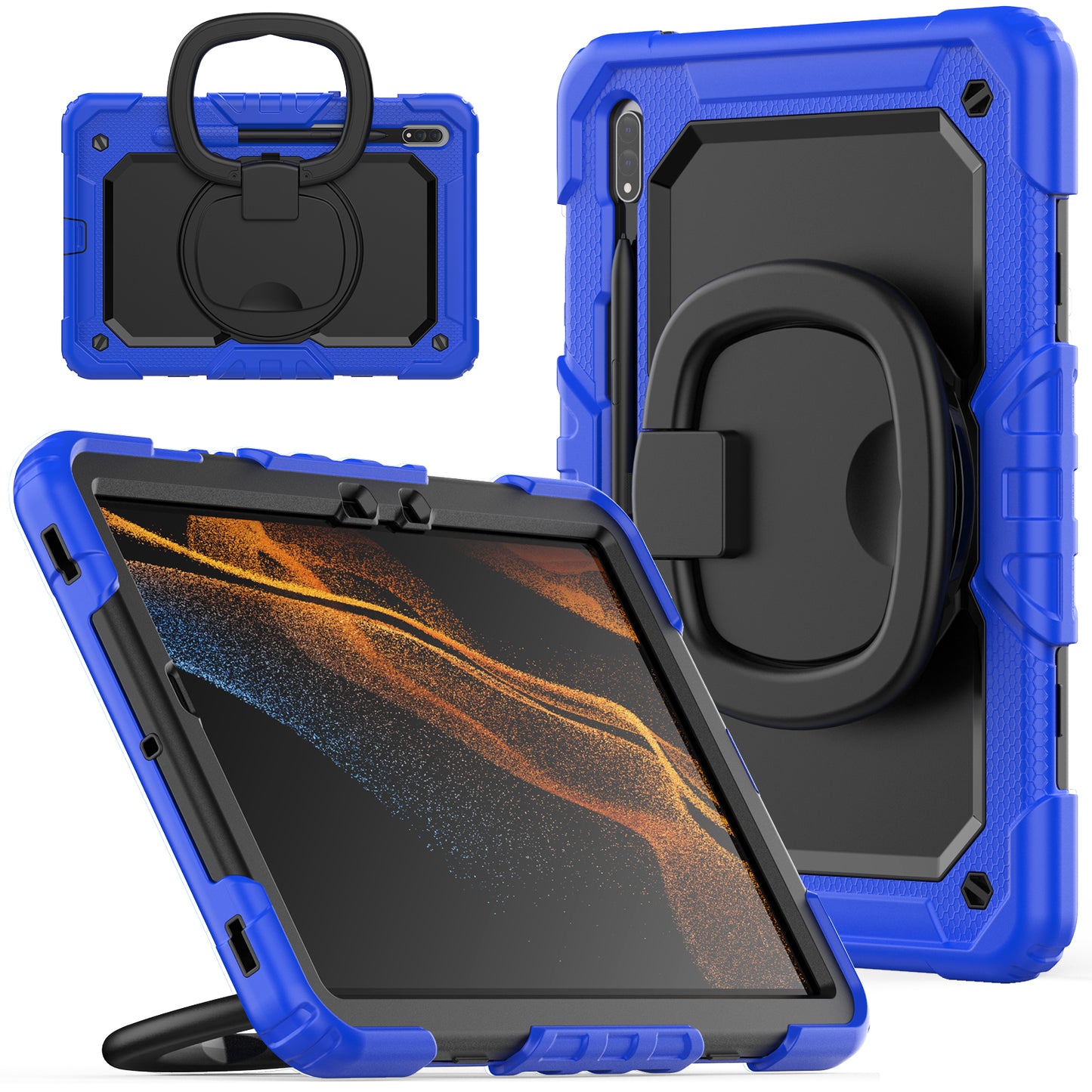 Tough Box Handle Grip Hook Galaxy Tab S8 Case