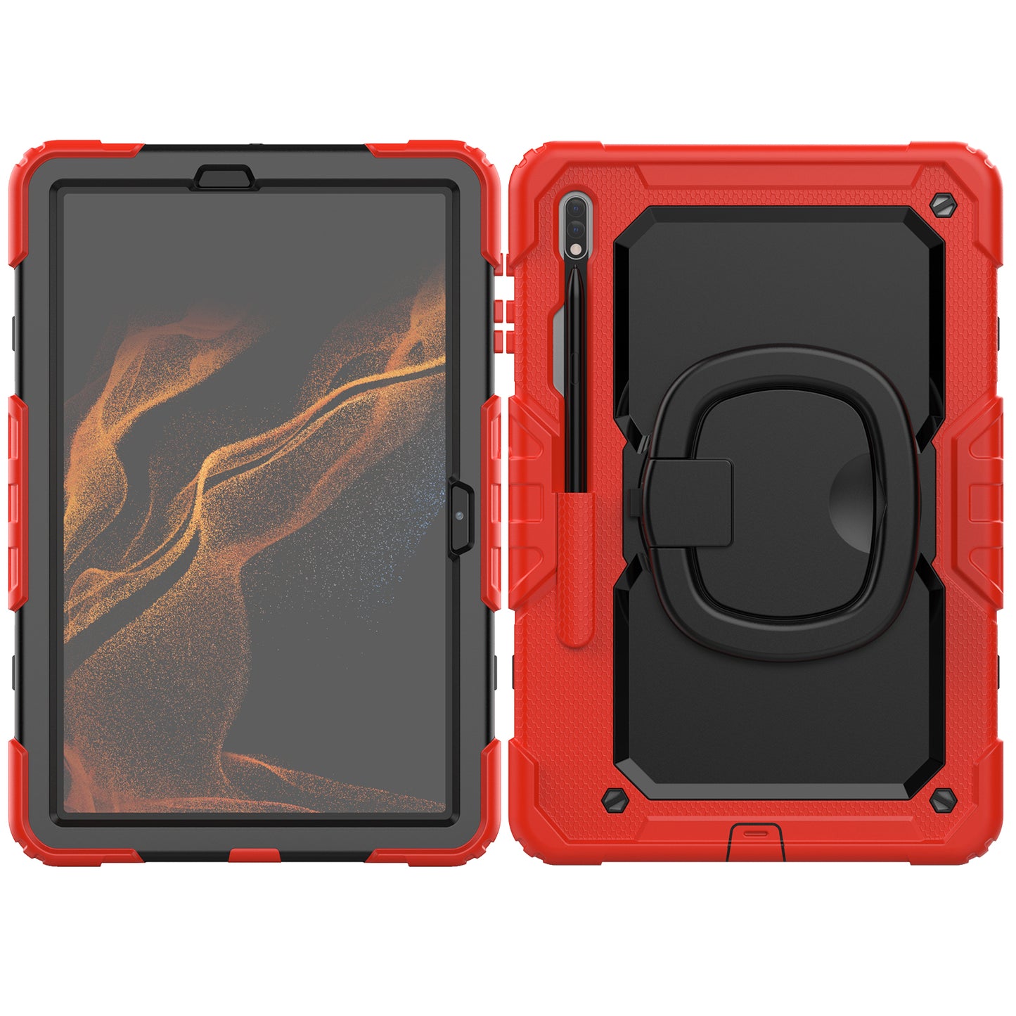 Tough Box Handle Grip Hook Galaxy Tab S8+ Case