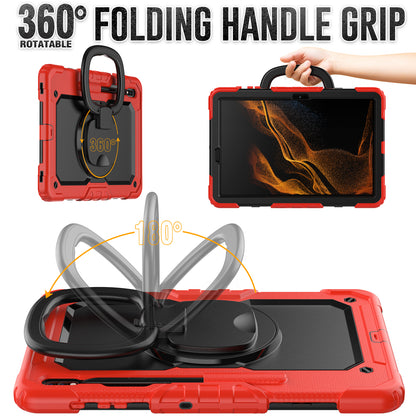 Tough Box Handle Grip Hook Galaxy Tab S8+ Case