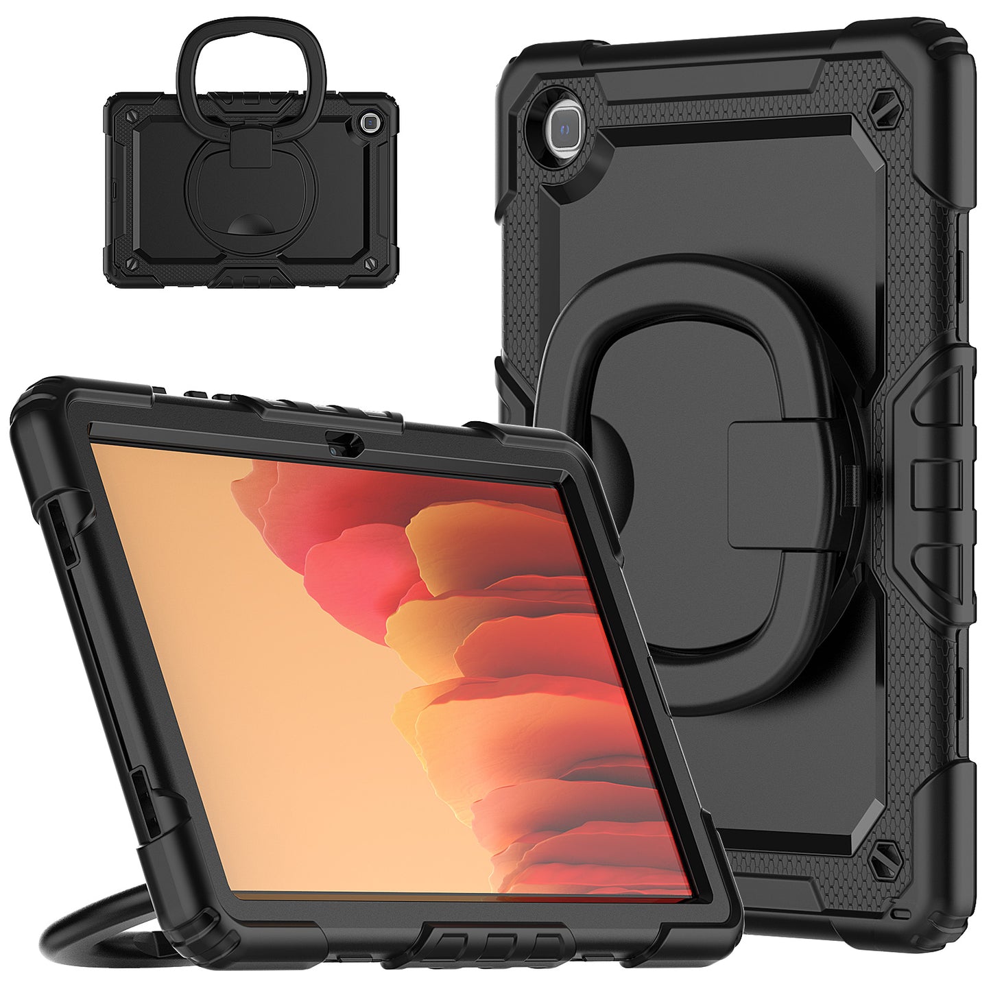 Tough Box Handle Grip Hook Galaxy Tab A7 Case