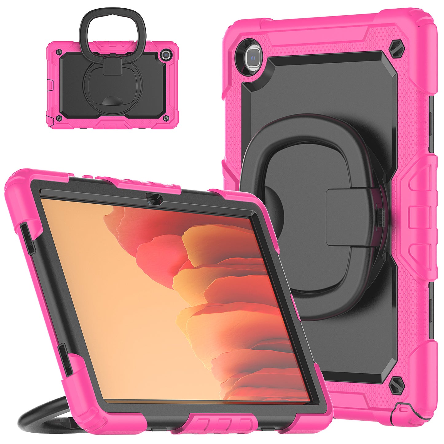 Tough Box Handle Grip Hook Galaxy Tab A7 Case