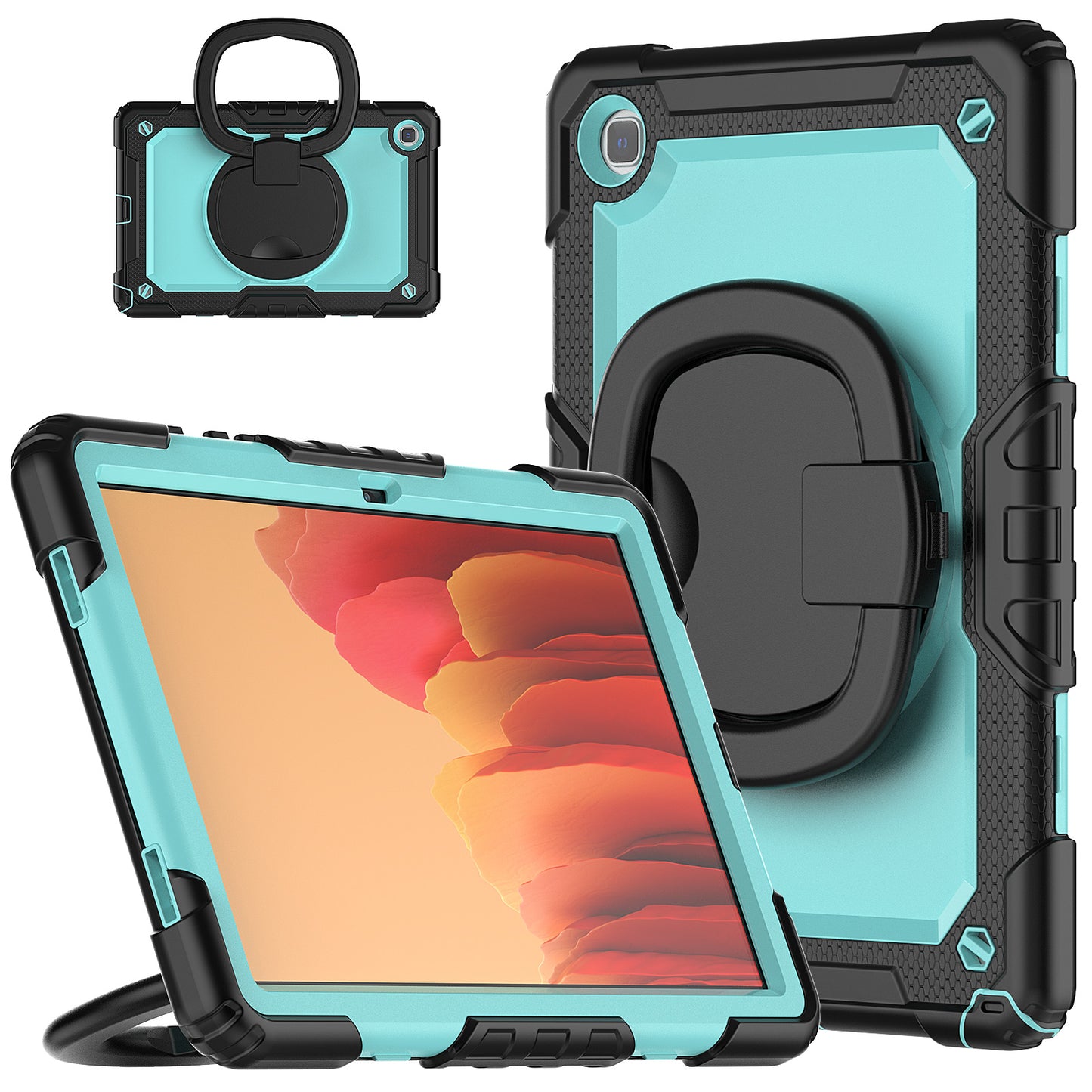 Tough Box Handle Grip Hook Galaxy Tab A7 Case