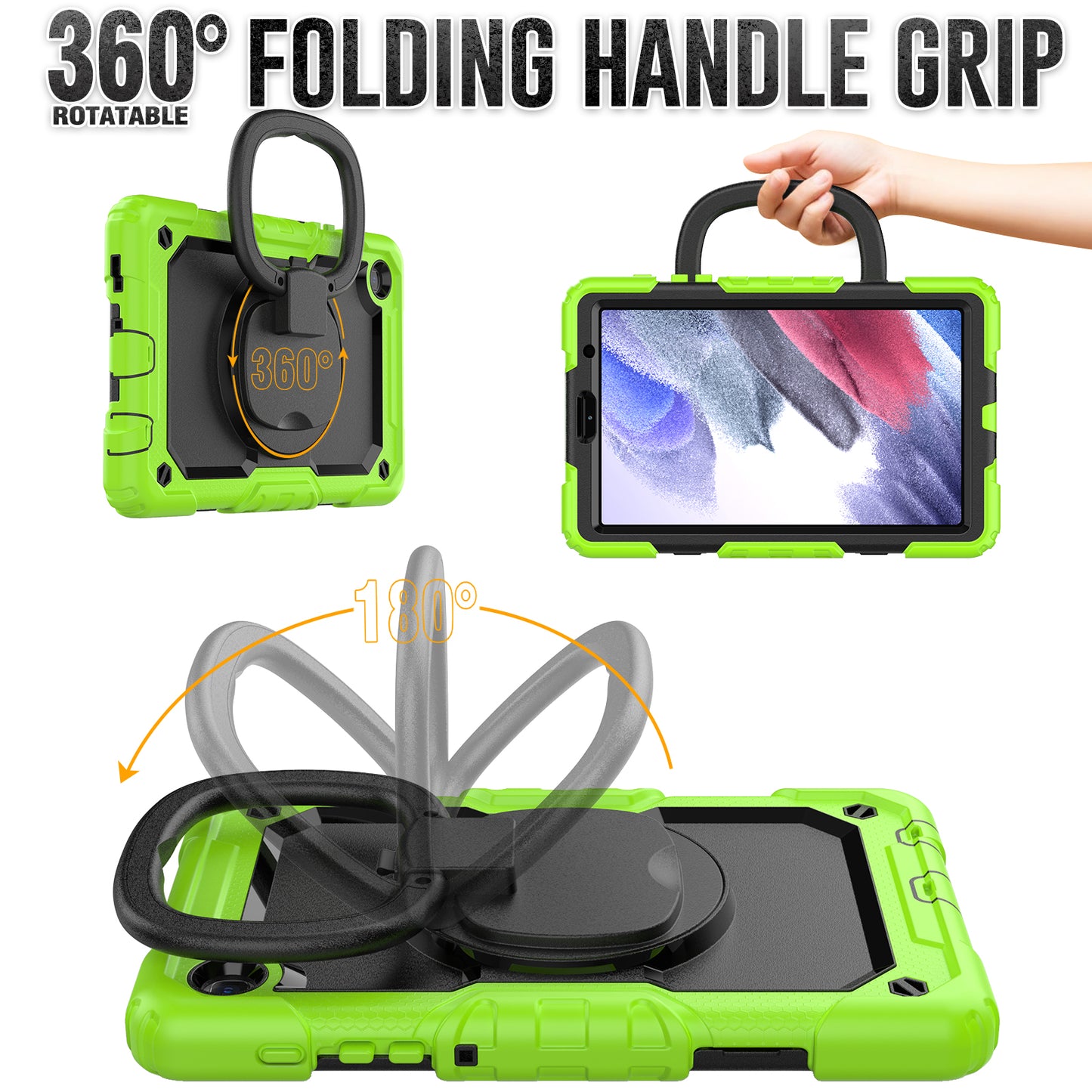 Tough Box Handle Grip Hook Galaxy Tab A7 Lite Case