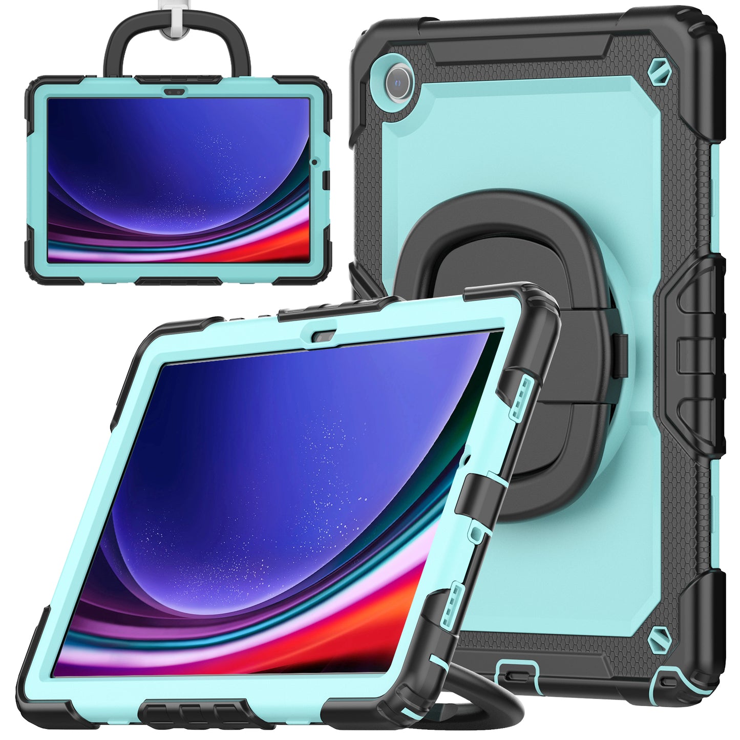 Tough Box Handle Grip Hook Galaxy Tab A9+ Case