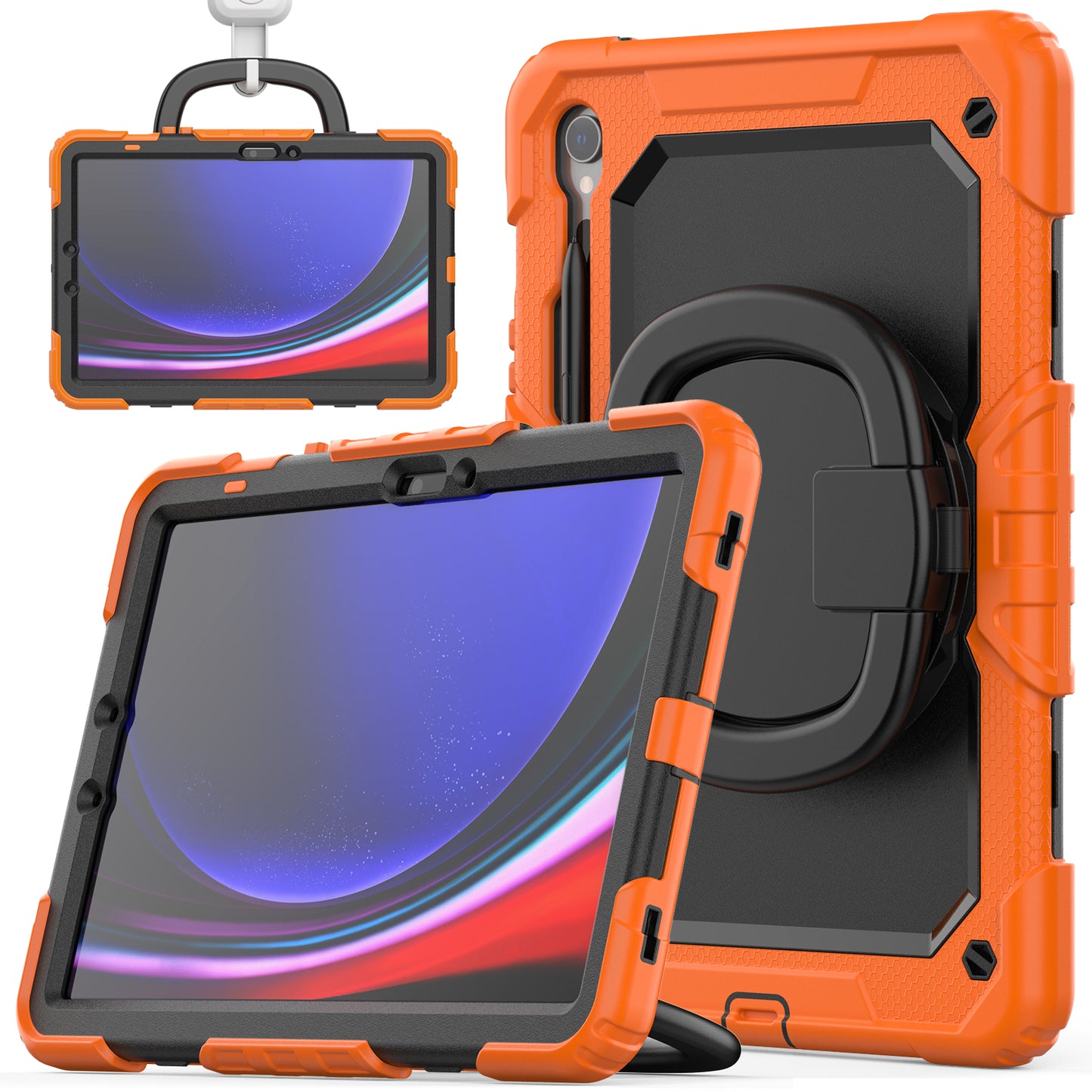 Tough Box Handle Grip Hook Galaxy Tab S10 Case