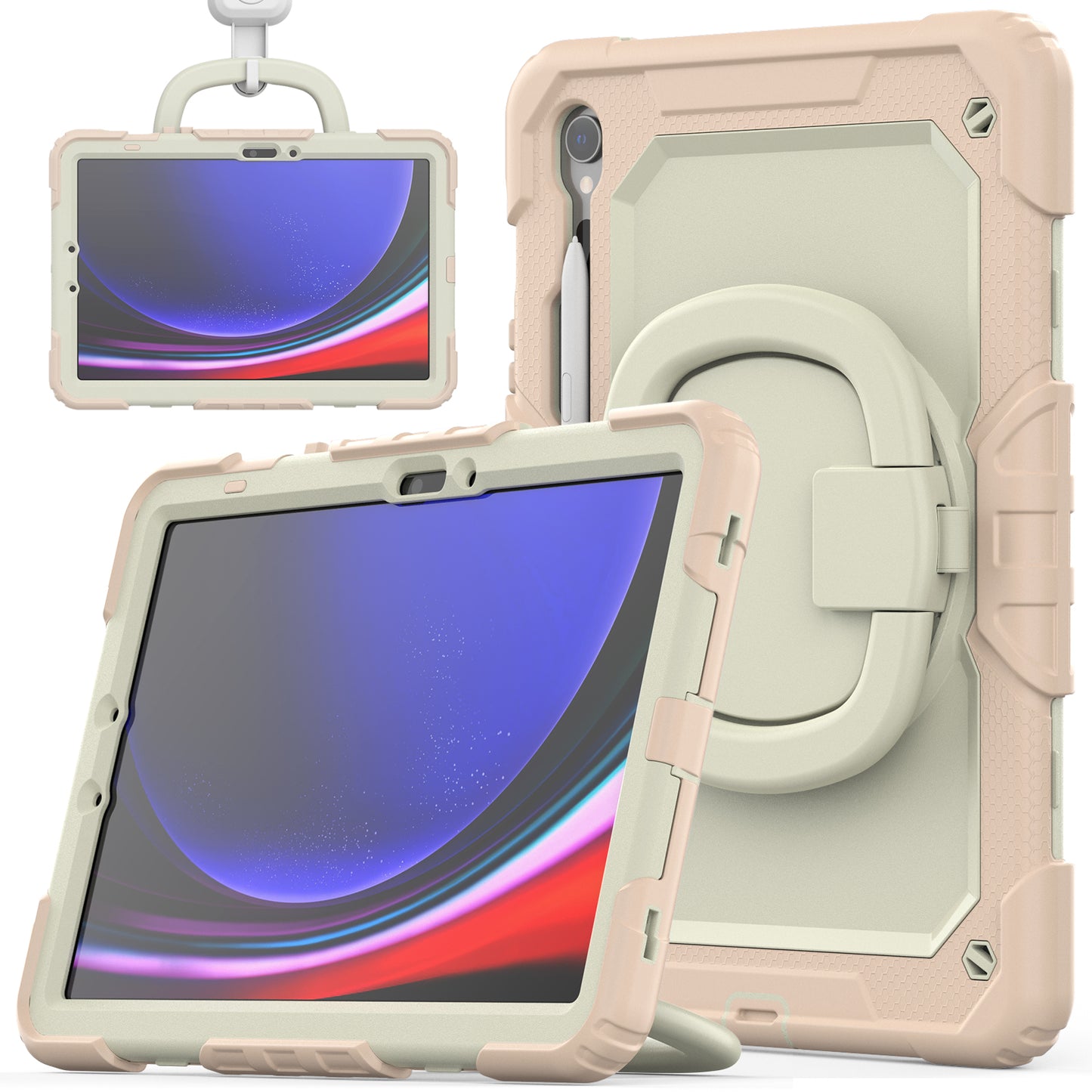 Tough Box Handle Grip Hook Galaxy Tab S10 Case