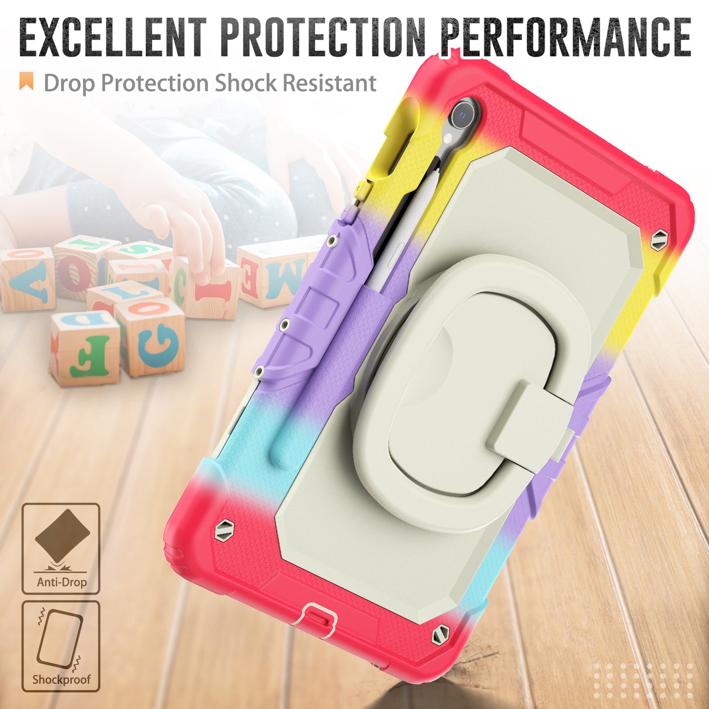 Tough Box Handle Grip Hook Galaxy Tab S10 Case