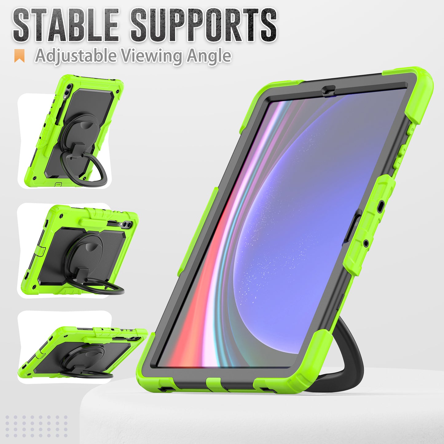 Tough Box Handle Grip Hook Galaxy Tab S9+ Case