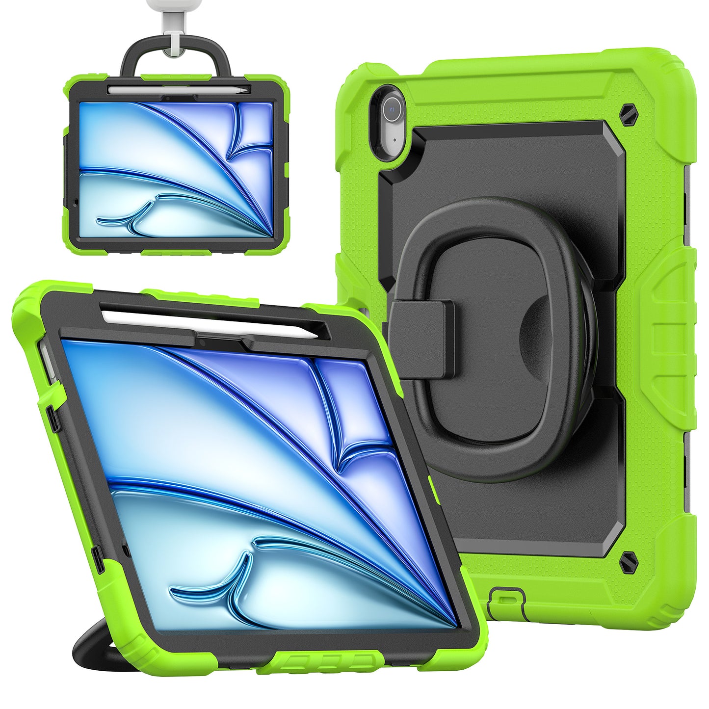 Tough Box Handle Grip Hook iPad Air 13 Case