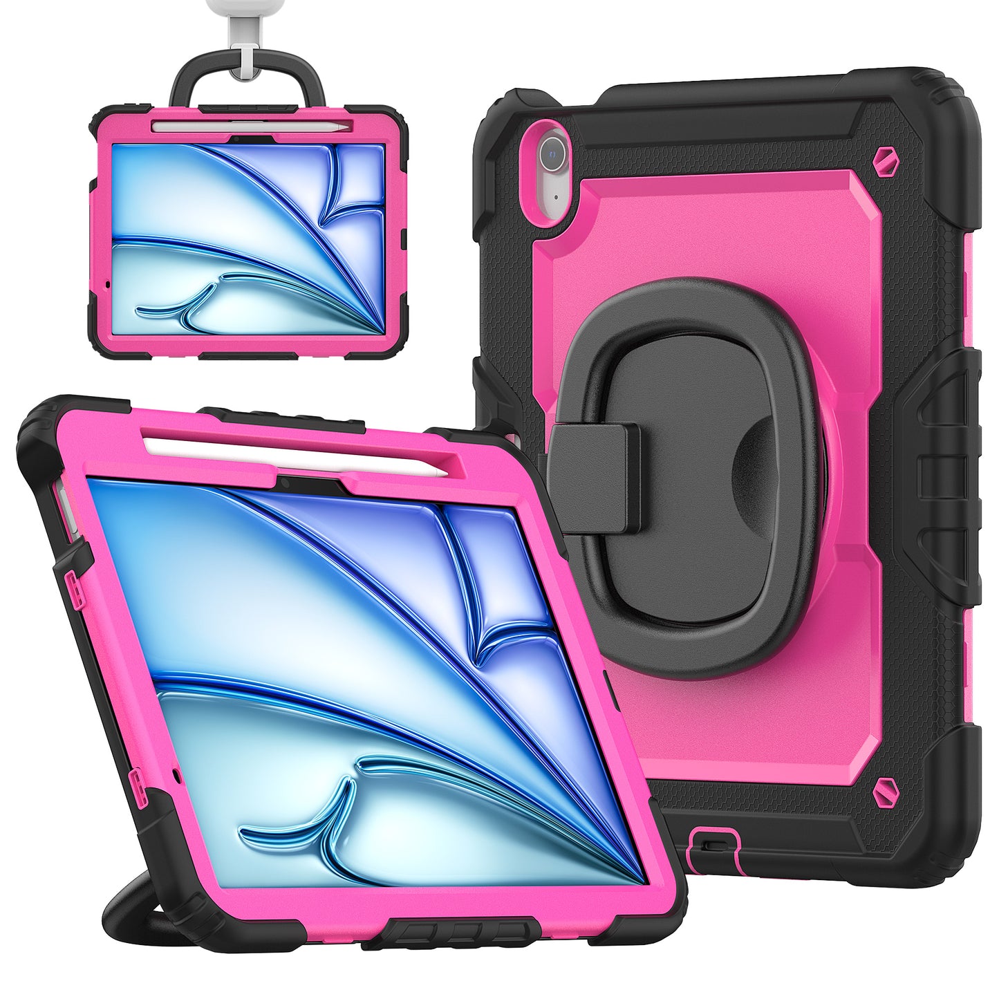 Tough Box Handle Grip Hook iPad Air 13 Case