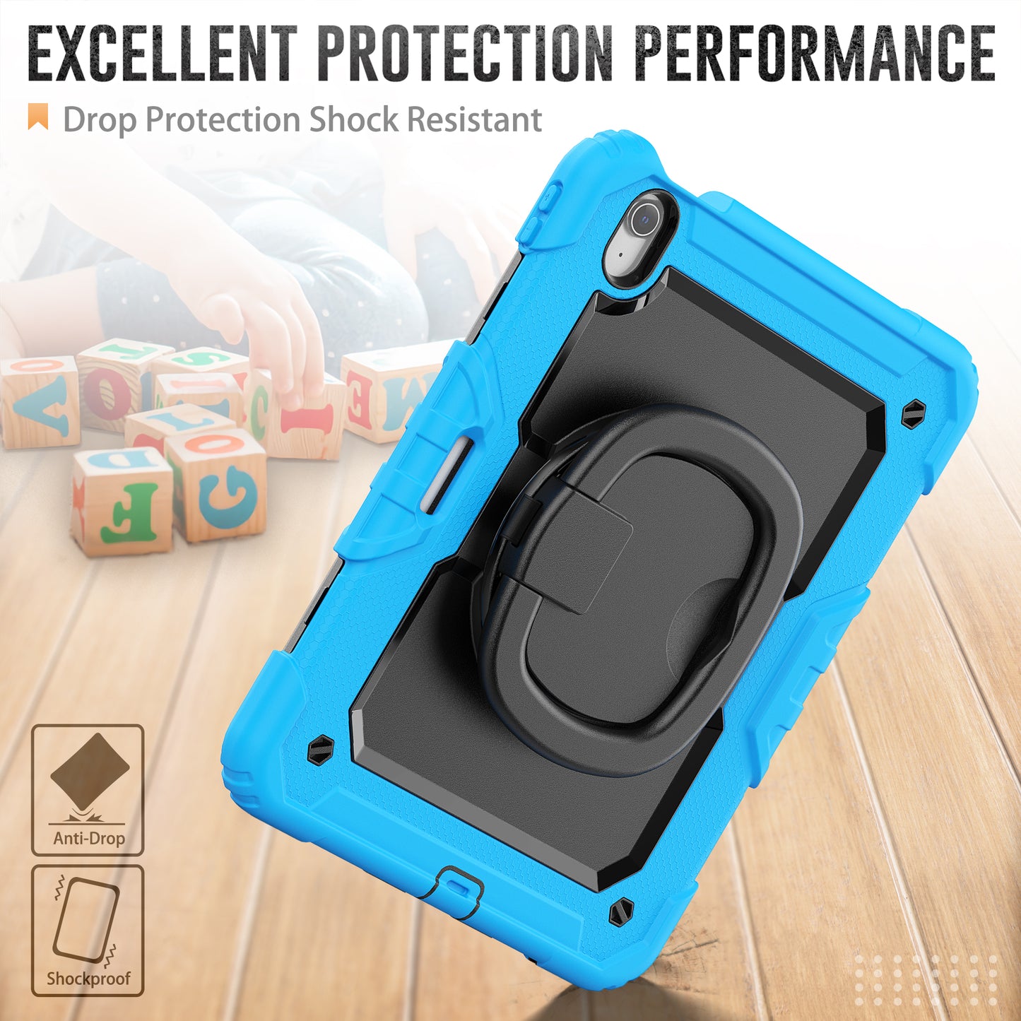 Tough Box Handle Grip Hook iPad Air 13 Case