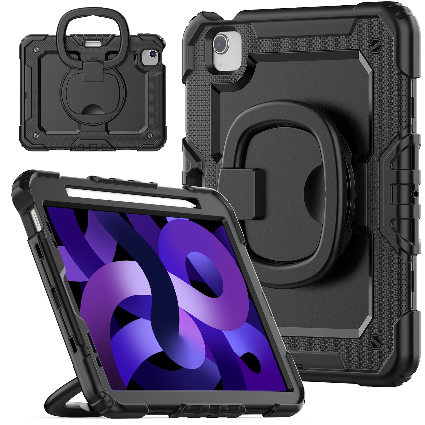 Tough Box Handle Grip Hook iPad Air 5 Case