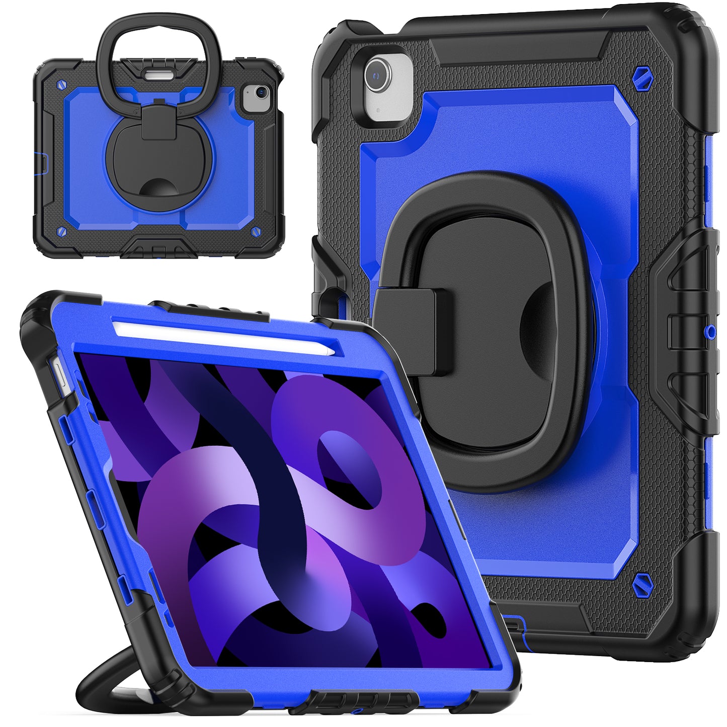 Tough Box Handle Grip Hook iPad Air 5 Case