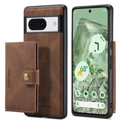 Magnetic Detachable Card Holder Google Pixel 8A Case Leather Flip