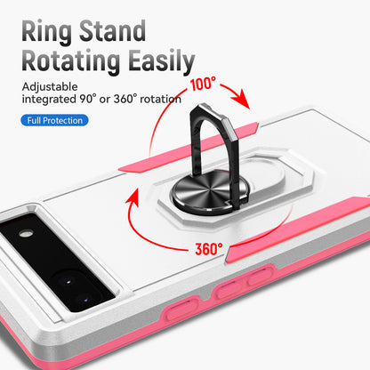 Pioneer Google Pixel 6A Case Rotating Ring Stand