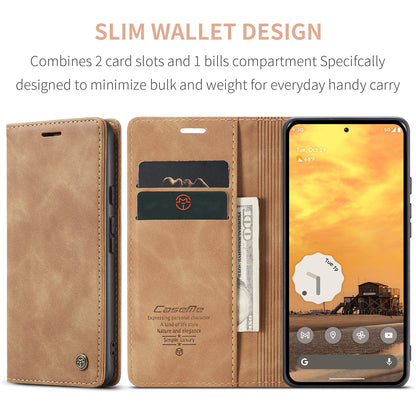 Book Classical Retro Leather Google Pixel 9 Pro Case Slim Wallet Stand