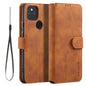 Retro Leather Edge Google Pixel 5A Case with Hand Strap