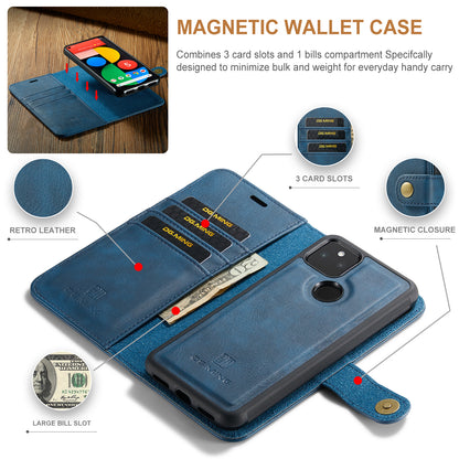 Wallet Detachable 2 In 1 Buckle Google Pixel 5A Case Magnetic