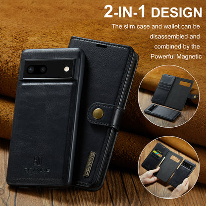 Wallet Detachable 2 In 1 Buckle Google Pixel 6A Case Magnetic