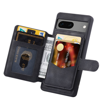 Fantasy Card Slots Buckle Google Pixel 6A Case Leather Anti-theft