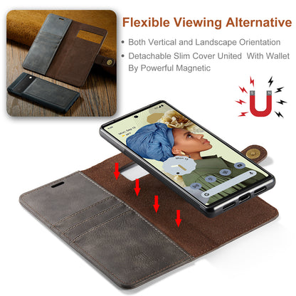 Wallet Detachable 2 In 1 Buckle Google Pixel 6 Pro Case Magnetic