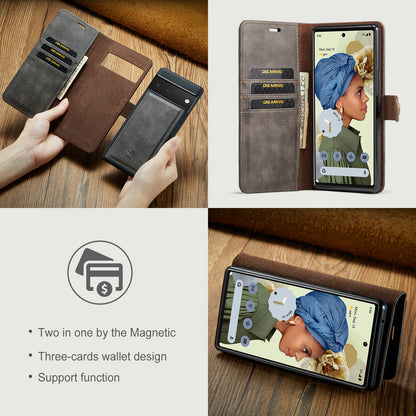 Wallet Detachable 2 In 1 Buckle Google Pixel 6 Pro Case Magnetic