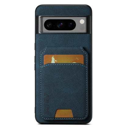 Litchi Leather Card Bag Google Pixel 7A Case Magnetic