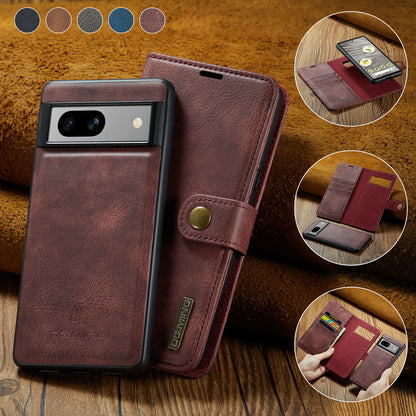 Wallet Detachable 2 In 1 Buckle Google Pixel 7A Case Magnetic