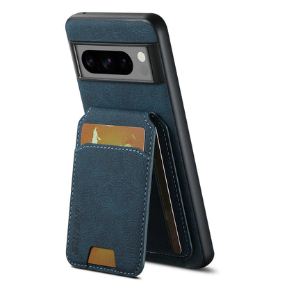 Litchi Leather Card Bag Google Pixel 7 Case Magnetic