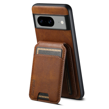 Oil Wax Leather Card Bag Google Pixel 7 Case Magnetic