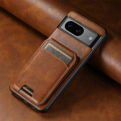 Oil Wax Leather Card Bag Google Pixel 7 Case Magnetic