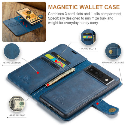 Wallet Detachable 2 In 1 Buckle Google Pixel 7 Pro Case Magnetic