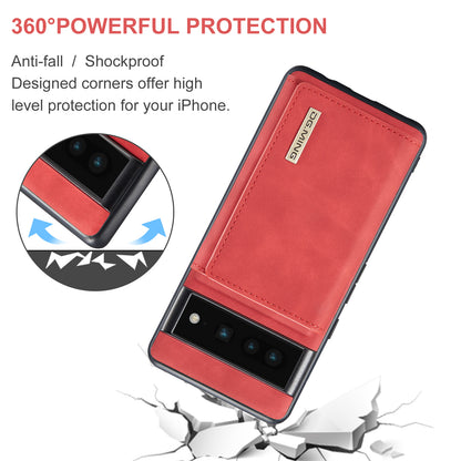 Retro Detachable Fold Wallet Google 7 Pro Case Magnetic Clip