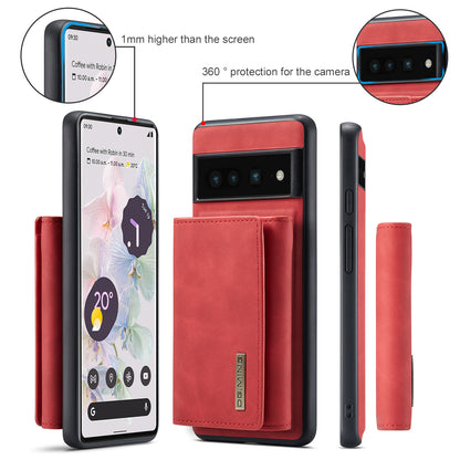 Retro Detachable Fold Wallet Google 7 Pro Case Magnetic Clip