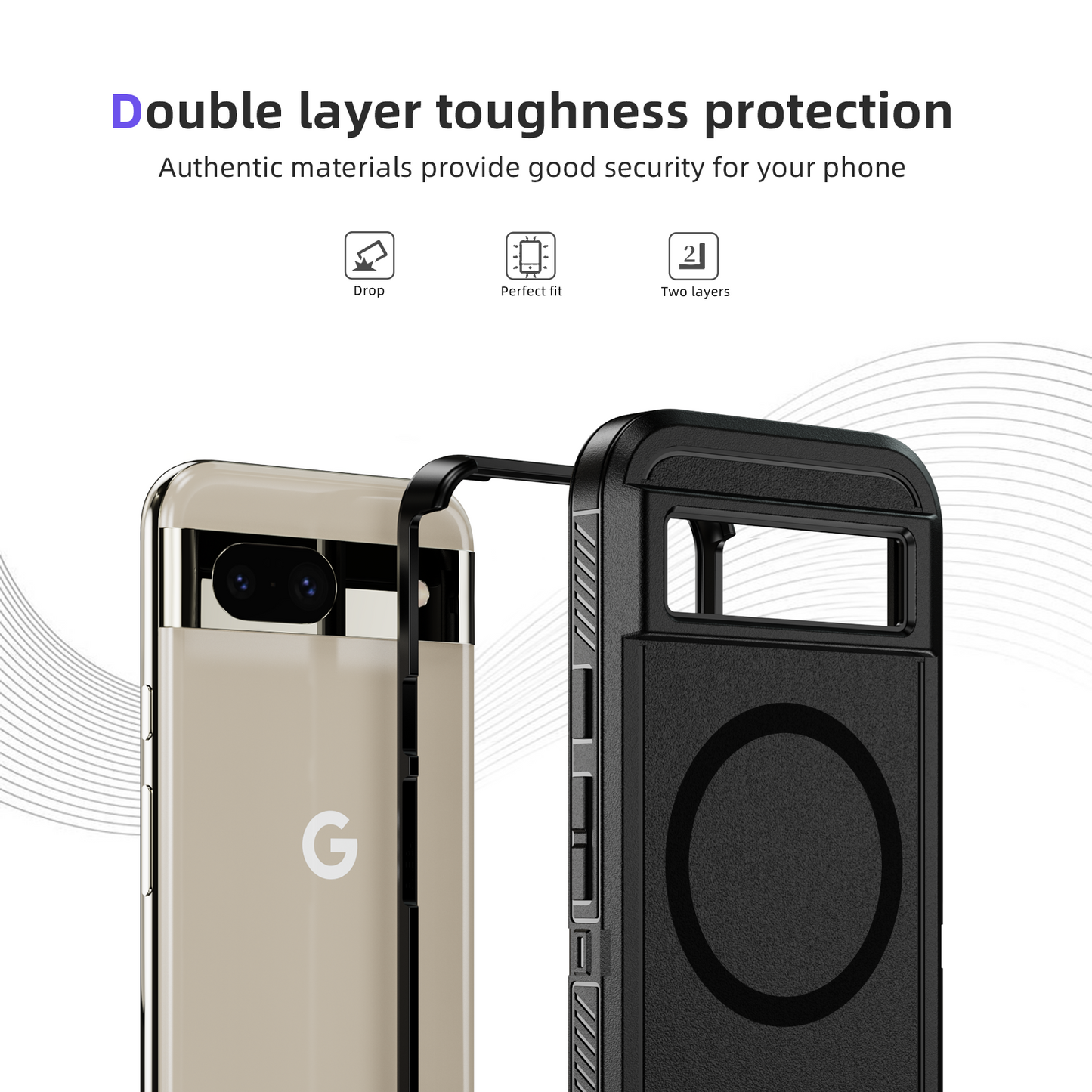 Guardian Matte Google Pixel 8A Case Magsafe Charging