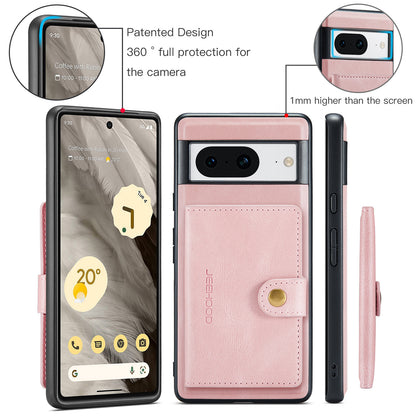 Magnetic Detachable Card Holder Google Pixel 8 Case Leather Flip