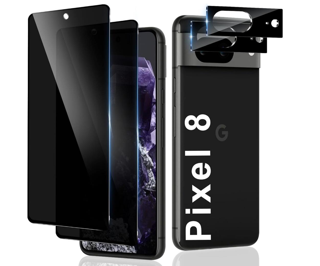 [2 Pack] Anti-Spy Tempered Glass Google Pixel 9 Pro XL Screen Protector