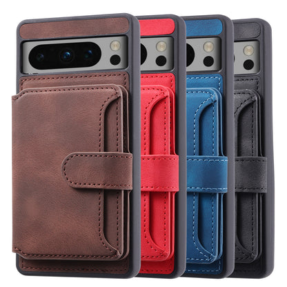 Fantasy Card Slots Buckle Google Pixel 8 Pro Case Leather Anti-theft