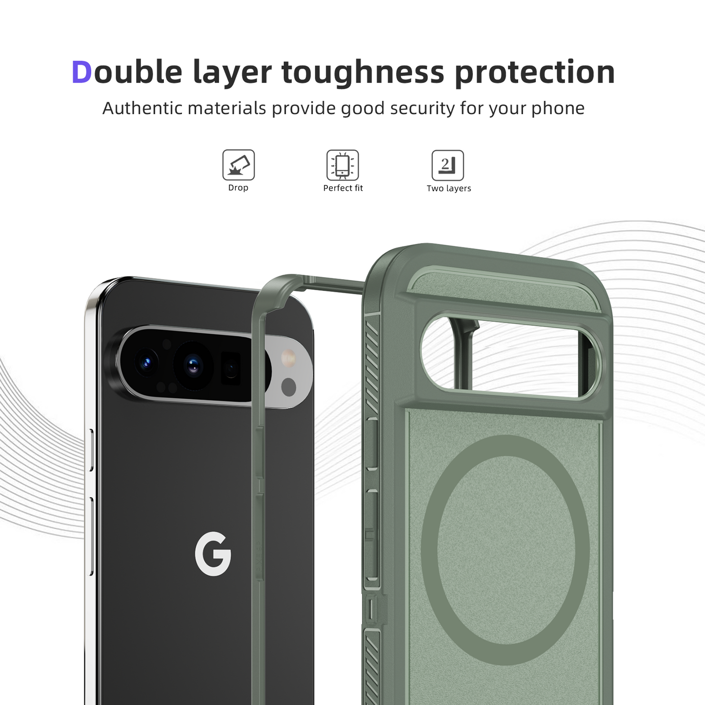 Guardian Matte Google Pixel 9 Case Magsafe Charging