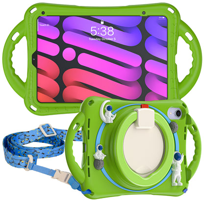 Astronaut Apple iPad Mini 6 Case Rotating Handle Grip