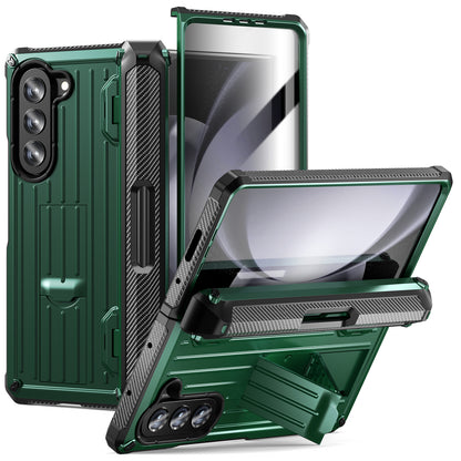 Trolley Box Samsung Galaxy Z Fold5 Case Rugged Built In Pen Holder