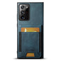 Oil Wax Leather Galaxy Note20 Case Card Holder Elastic Bandage