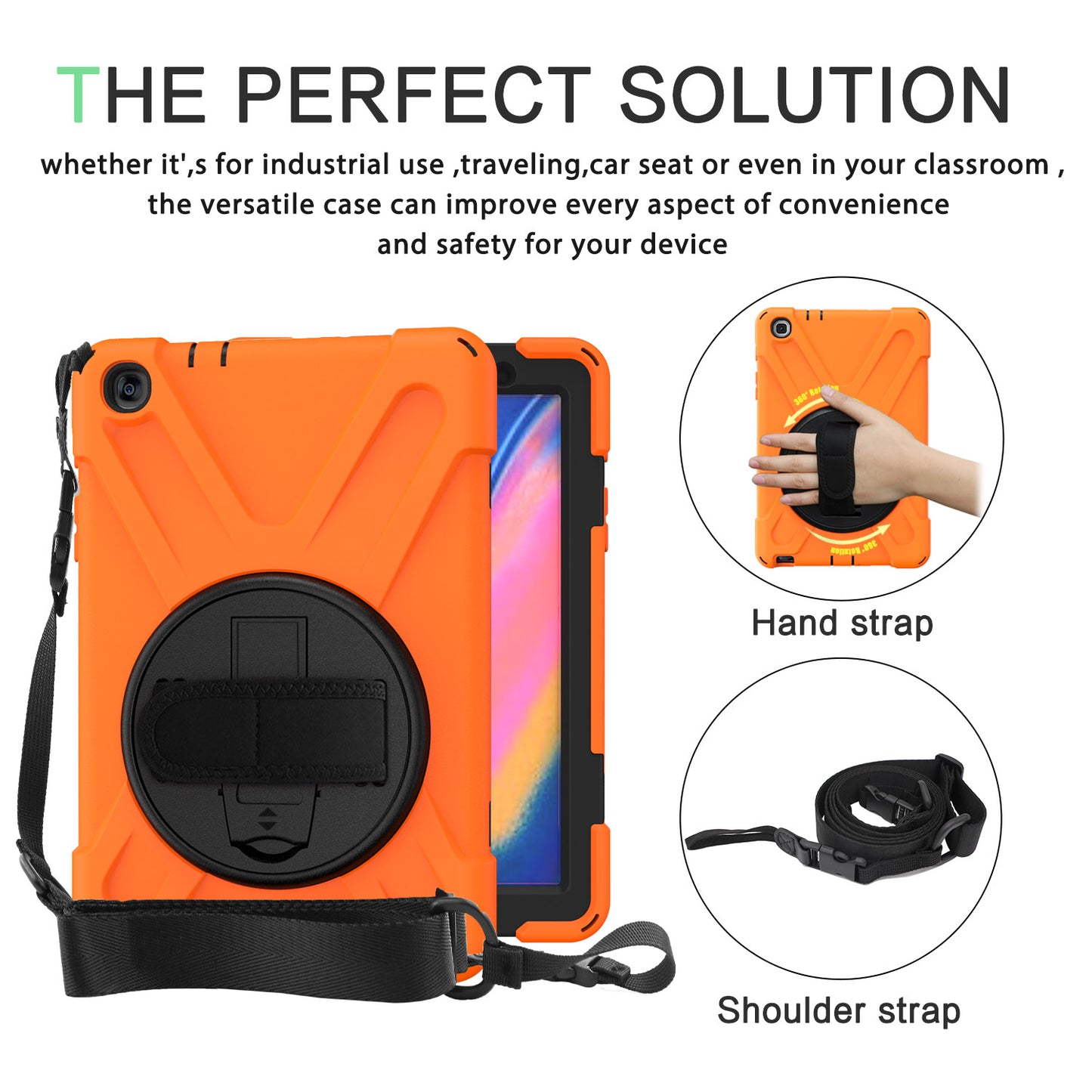 Pirate King Rotating Hand Shoulder Strap Galaxy Tab A 8.0 S Pen Case