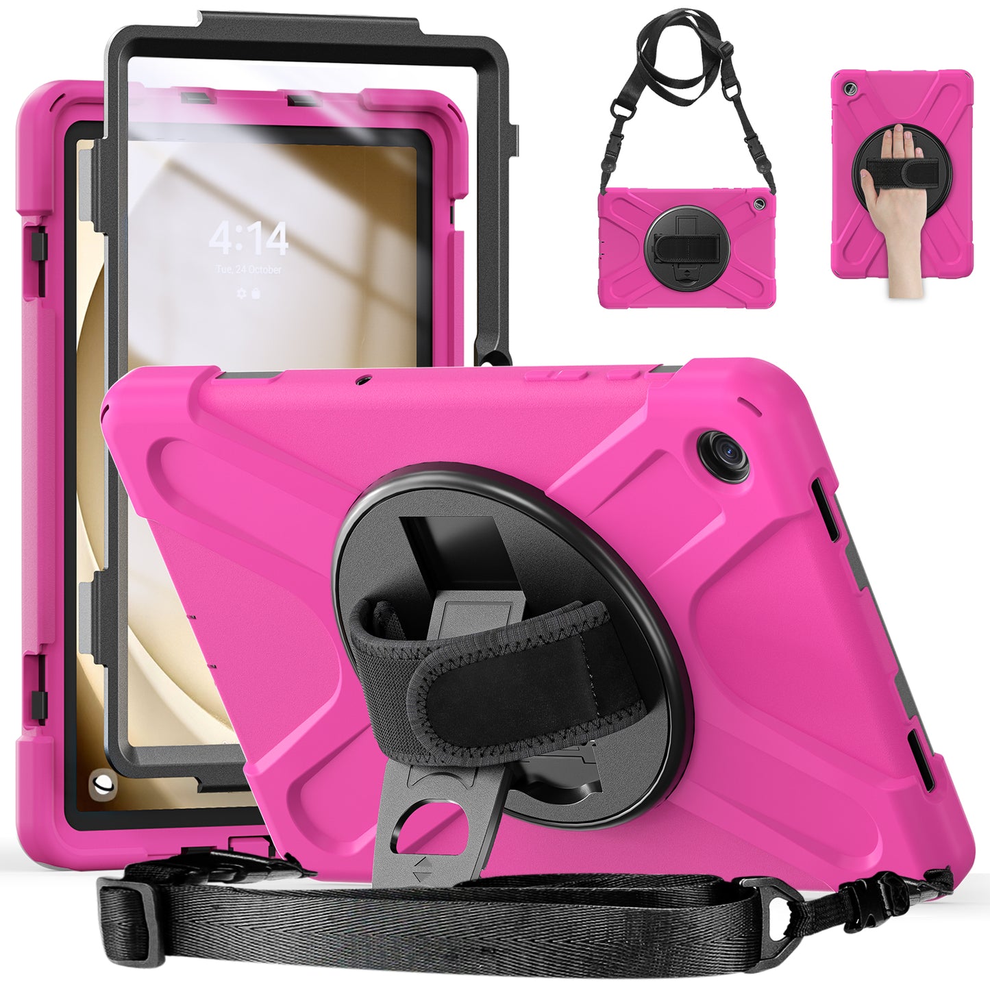 Pirate King Rotating Hand Shoulder Strap Galaxy Tab A9+ Case