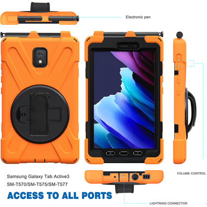 Pirate King Rotating Hand Shoulder Strap Galaxy Tab Active5 Case