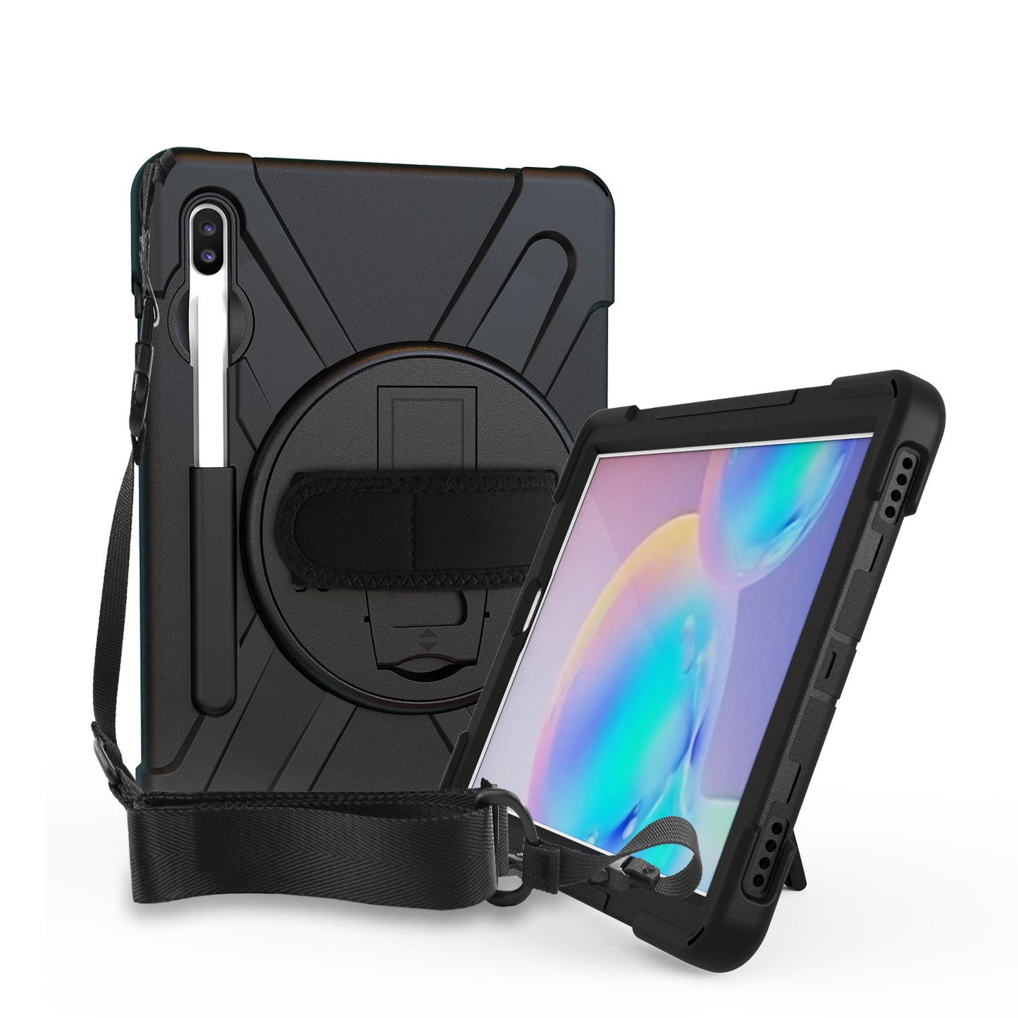 Pirate King Rotating Hand Shoulder Strap Galaxy Tab S6 Case