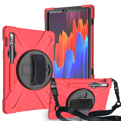 Pirate King Rotating Hand Shoulder Strap Galaxy Tab S7 Case