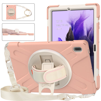 Pirate King Rotating Hand Shoulder Strap Galaxy Tab S7 FE Case