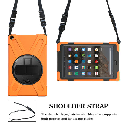 Pirate King Rotating Hand Shoulder Strap Kindle Fire HD 10 2017 Case