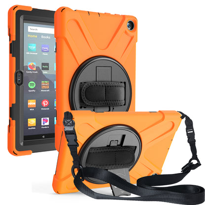 Pirate King Rotating Hand Shoulder Strap Kindle Fire HD 8 2020 Case